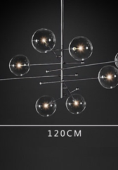 Carob chandeliers BUBBLE CLEAR