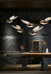 Hanging Chandeliers Wasp Led Lamp