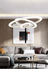 Chandelier Cerchi Piatti Led