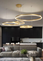 Chandelier Kukho Golden Circle Lamp